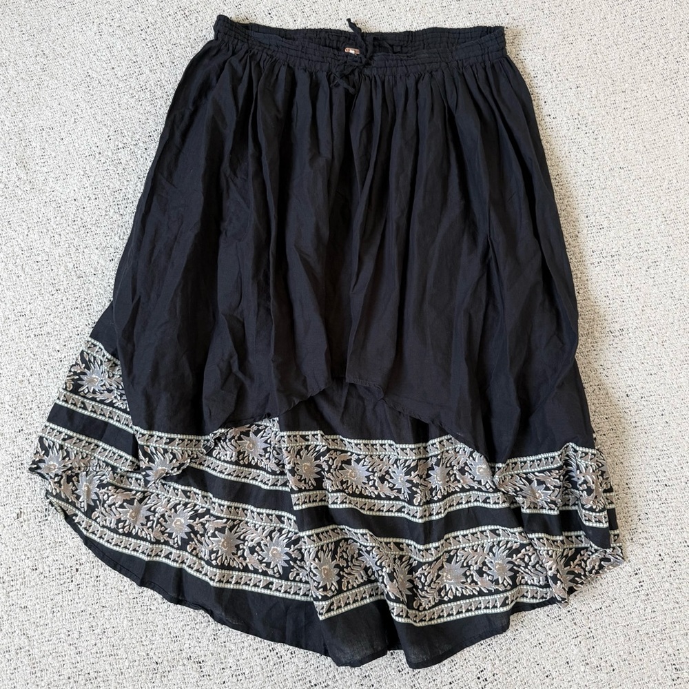 Free People Boho Asymmetrical Skirt XS